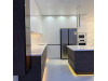 Меблі корпусні для кухні № 1160 фарбовані фасади МДФ з інтегрованою ручкою 