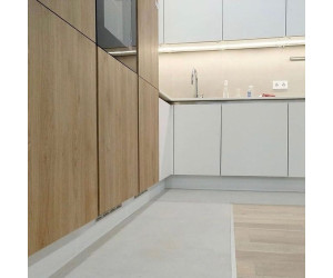 Меблі корпусні для кухні № 1161 фарбовані і шпоновані фасади МДФ 