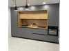 Мебель корпусная для кухни № 1162 крашеные и шпонированные фасады МДФ