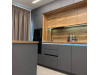 Мебель корпусная для кухни № 1167 крашеные  и шпонированные МДФ фасады 