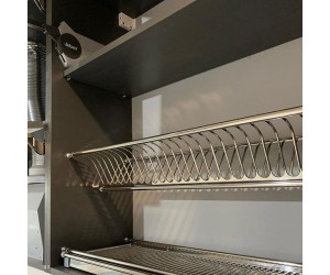 Cabinet furniture for kitchen No. 1168 painted MDF facades with integrated handle 