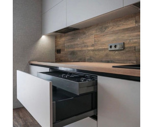 Cabinet furniture for kitchen No. 1169 painted MDF facades with integrated handle 