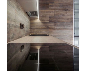 Cabinet furniture for kitchen No. 1169 painted MDF facades with integrated handle 