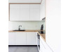 Мебель корпусная для кухни № 1170 крашеные МДФ фасады  с интегрированной ручкой 