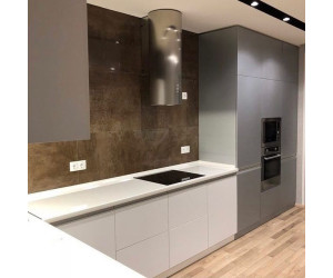 Cabinet furniture for kitchen No. 1171 painted MDF facades with integrated handle 