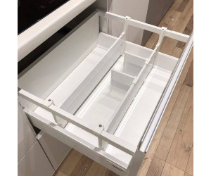 Cabinet furniture for kitchen No. 1171 painted MDF facades with integrated handle 