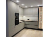 Мебель корпусная для кухни № 1172 крашеные МДФ фасады  с интегрированной ручкой 