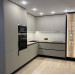 Cabinet furniture for kitchen No. 1172 painted MDF facades with integrated handle 