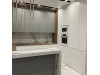Мебель корпусная для кухни № 1173 крашеные МДФ фасады  с интегрированной ручкой 