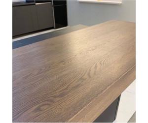 Мебель корпусная для кухни № 1174 крашеные МДФ фасады  с интегрированной ручкой 