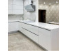 Cabinet furniture for kitchen No. 1175 painted MDF facades with integrated handle 
