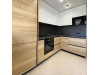 Cabinet furniture for kitchen No. 1118 lower fronts made of chipboard upper glossy acrylic fronts 