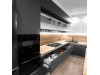 Меблі корпусні для кухні № 1180 фарбовані матові і глянцеві МДФ фасади з інтегрованою ручкою 