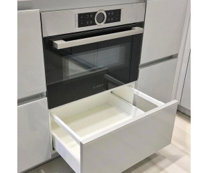 Cabinet furniture for kitchen No. 1181 painted glossy MDF fronts with integrated handle 