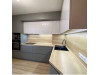 Меблі корпусні для кухні № 1184 фарбовані МДФ фасади з інтегрованою ручкою 