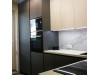 Cabinet furniture for kitchen No. 1186 painted MDF facades with integrated handle 