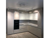 Меблі корпусні для кухні № 1189 крашені МДФ фасади з інтегрованою ручною