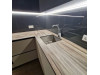 Меблі корпусні для кухні № 1190 фарбовані МДФ фасади з інтегрованою ручкою 