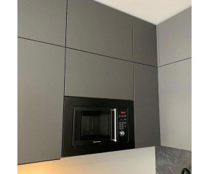 Cabinet furniture for kitchen No. 1192 painted MDF facades with integrated handle 