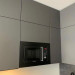 Cabinet furniture for kitchen No. 1191 painted MDF facades with integrated handle 