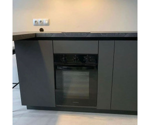 Cabinet furniture for kitchen No. 1192 painted MDF facades with integrated handle 