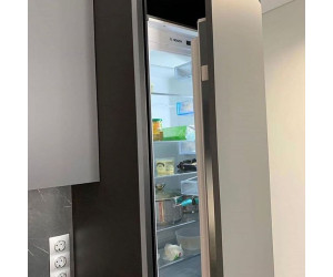 Cabinet furniture for kitchen No. 1192 painted MDF facades with integrated handle 