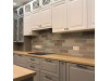 Меблі корпусні для кухні № 1194 фарбовані МДФ фасади з фрезеруванням та шпросами 