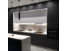 Мебель корпусная для кухни № 1121 крашеные МДФ фасады белый и серые матовые 