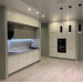 Cabinet furniture for the kitchen № 1444 painted MDF facades with the effect of Super gloss