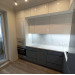 Kitchen cabinet furniture № 1155 painted MDF facades with Super gloss effect and integrated handle