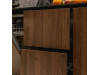 Мебель корпусна для кухні № 1166 крашені та шпоновані МДФ фасади