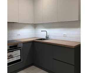 Cabinet furniture for kitchen № 1177 painted MDF facades