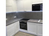 Мебель корпусная для кухни № 2112 крашеные МДФ фасады с фрезеровкой Экран 