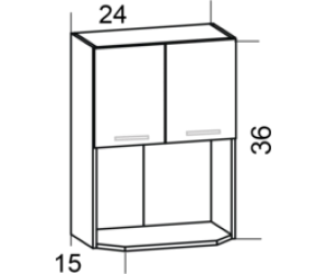 Модель шкафа № 24 верх 