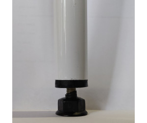 Кровать из металла Angell - B арт 120420 на деревянных ножках 