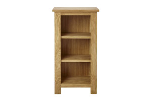 Chest of drawers with open shelves made of solid oak Oak + Linseed oil Eco