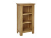 Chest of drawers with open shelves made of solid oak Oak + Linseed oil Eco