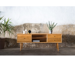 Chest of drawers on legs made of solid ash or oak Natural Ash or Oak + Linseed oil Eco