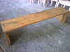Modern bench made of solid ash or oak Natural Ash or Oak + Linseed oil Eco
