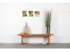 Modern bench 3 made of solid ash or oak Natural Ash or Oak + Linseed oil Eco