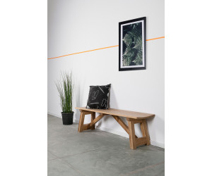 RusTik bench made of solid ash or oak Natural Ash or Oak + Linseed oil Eco