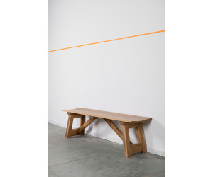 RusTik bench made of solid ash or oak Natural Ash or Oak + Linseed oil Eco