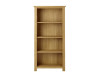 Wardrobe with open shelves Halk in solid oak Natural Oak + Linseed oil Eco