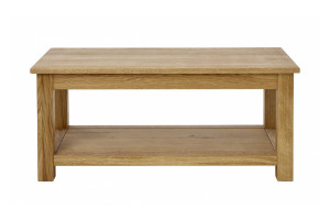 Coffee table from the massif of an oak Natural Oak + Linseed oil Eco