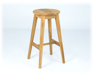 Табурет барний круглий ясен лак savana 07