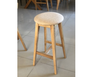 Табурет барний круглий ясен лак savana 07