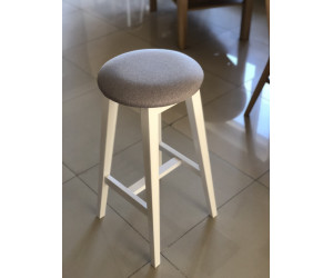 Табурет барний круглий ясен лак savana 07