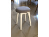Round stool ash lacquer & savana 07