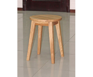 Табурет круглый ясеня лак & savana 07