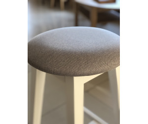 Табурет круглый ясеня лак & savana 07